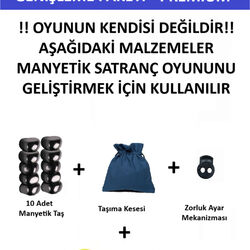 Süper Keyifli Manyetik Satranç Genişleme Paketi - Ek Genişleme Paketi- Ana ürün değildir.