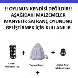 Süper Keyifli Manyetik Satranç Genişleme Paketi - Ek Genişleme Paketi- Ana ürün değildir.