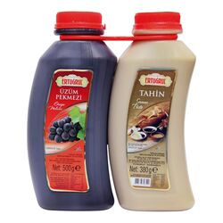 Ertuğrul İkiz Paket Tahin 380 g + Üzüm Pekmezi 500 g