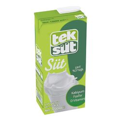 Teksüt %3 Yağlı Süt 1000 ml