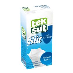Teksüt Yarım Yağlı Süt 1 L