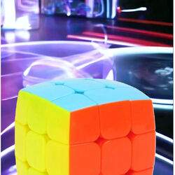 3X3X3 PROFESSIONAL PILLOWED SPEED CUBE - EĞİMLİ 3X3 PROFESYONEL RUBİK ZEKA SABIR KÜPÜ